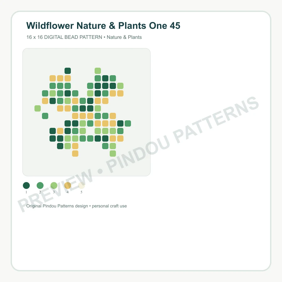 Wildflower Nature & Plants One 45 pattern preview