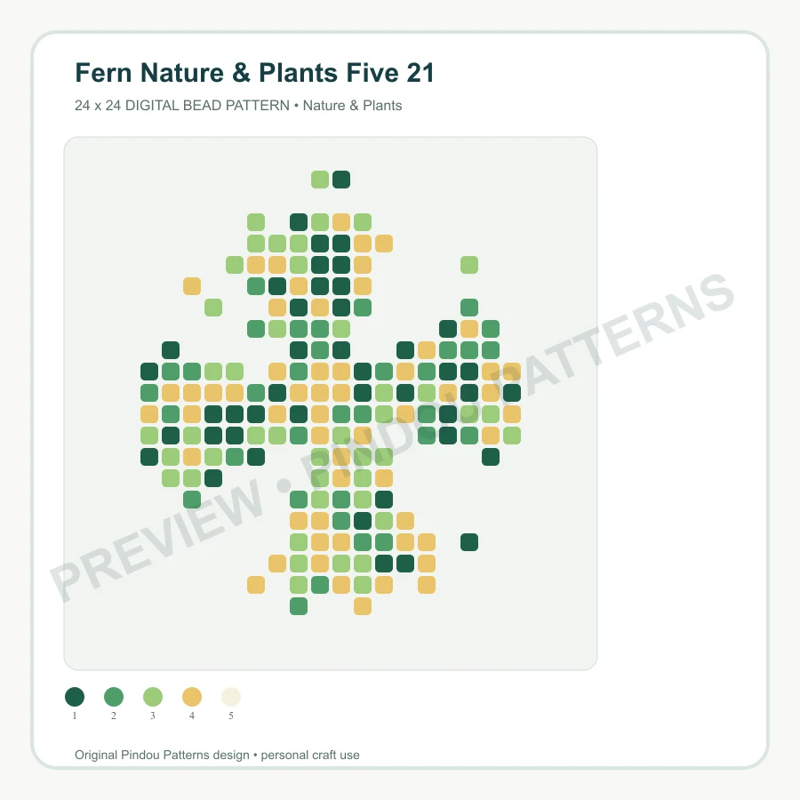 Fern Nature & Plants Five 21 pattern preview