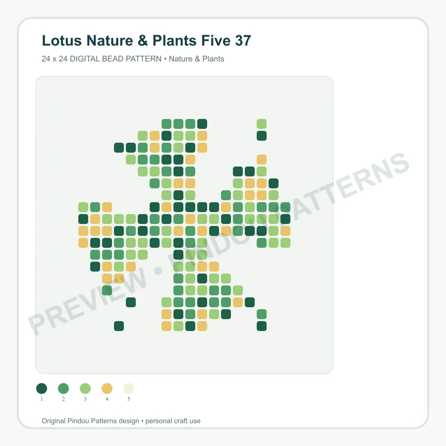 Lotus Nature & Plants Five 37 pattern preview