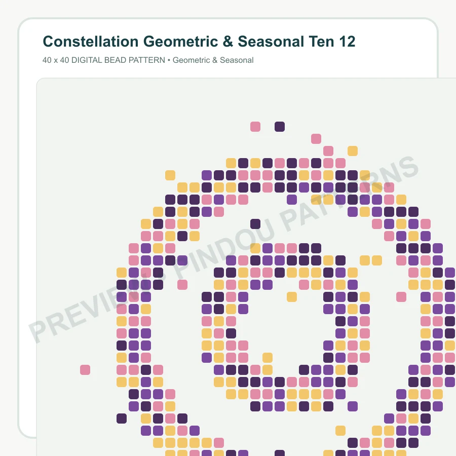 Constellation Geometric & Seasonal Ten 12 pattern preview