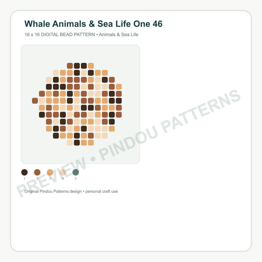 Whale Animals & Sea Life One 46 pattern preview