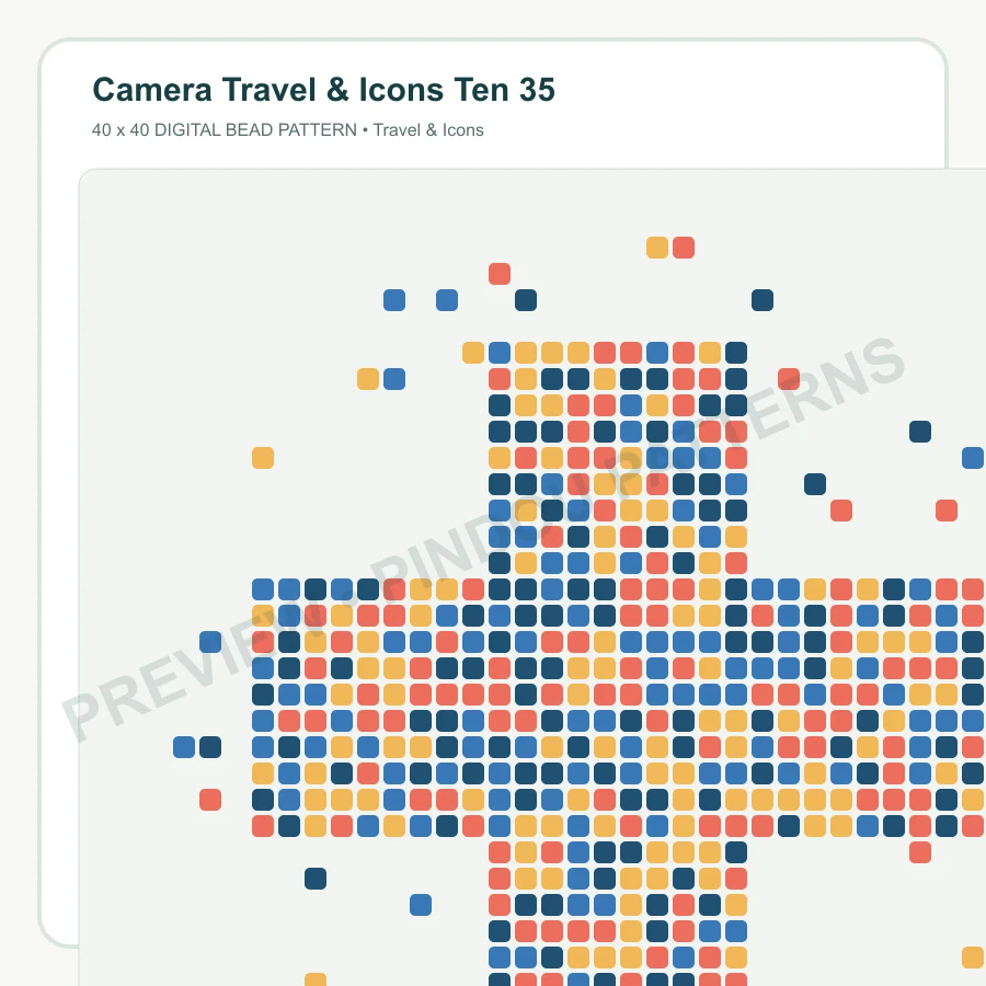 Camera Travel & Icons Ten 35 pattern preview