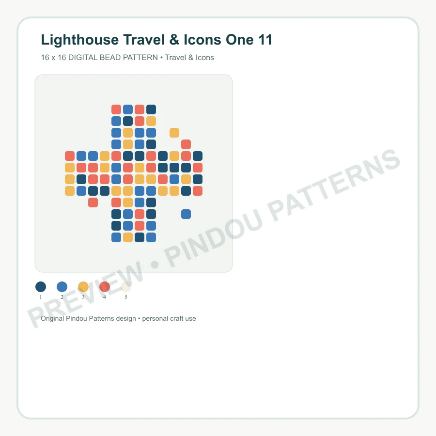 Lighthouse Travel & Icons One 11 pattern preview