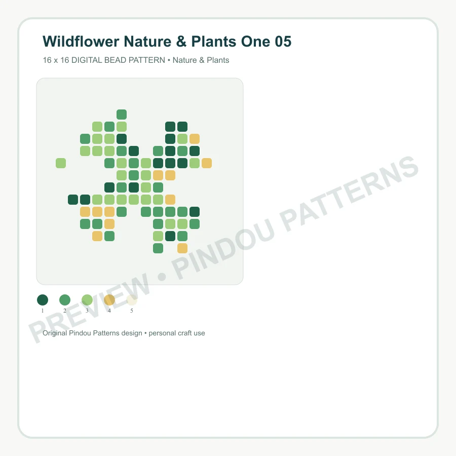 Wildflower Nature & Plants One 05 pattern preview