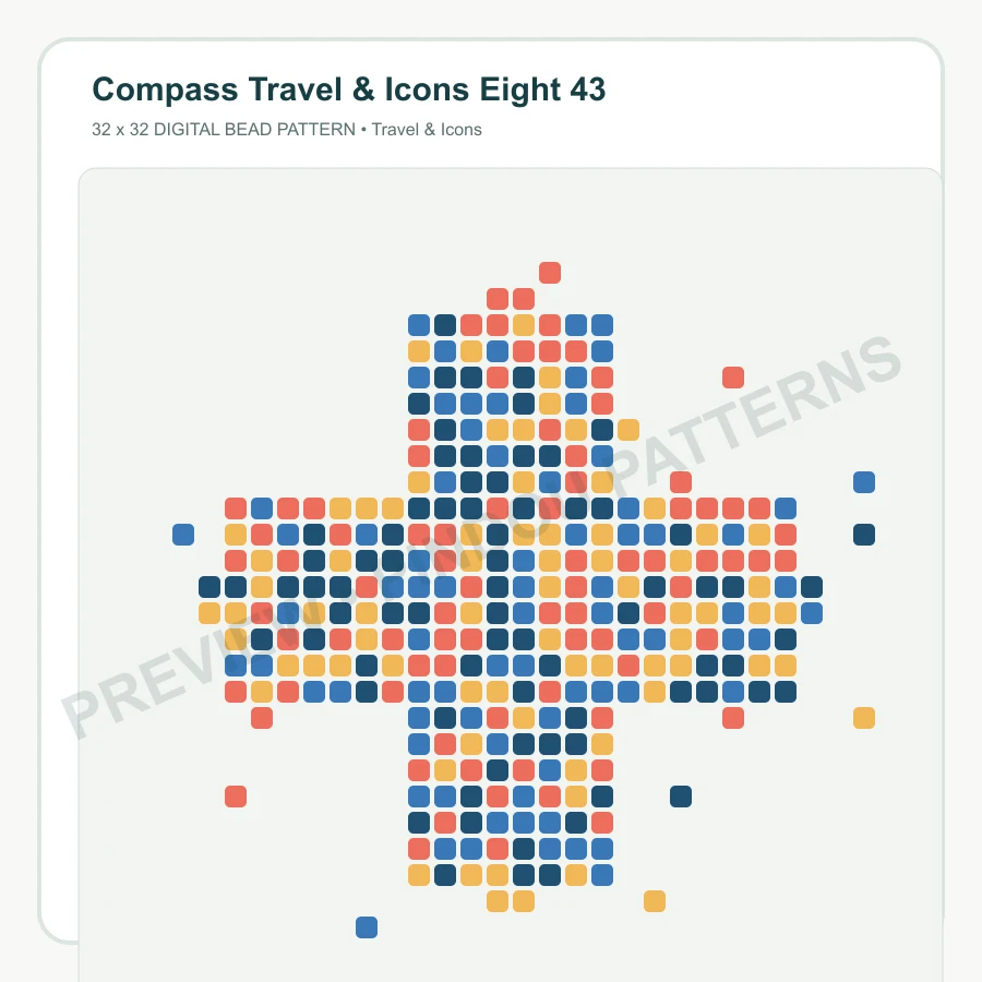 Compass Travel & Icons Eight 43 pattern preview