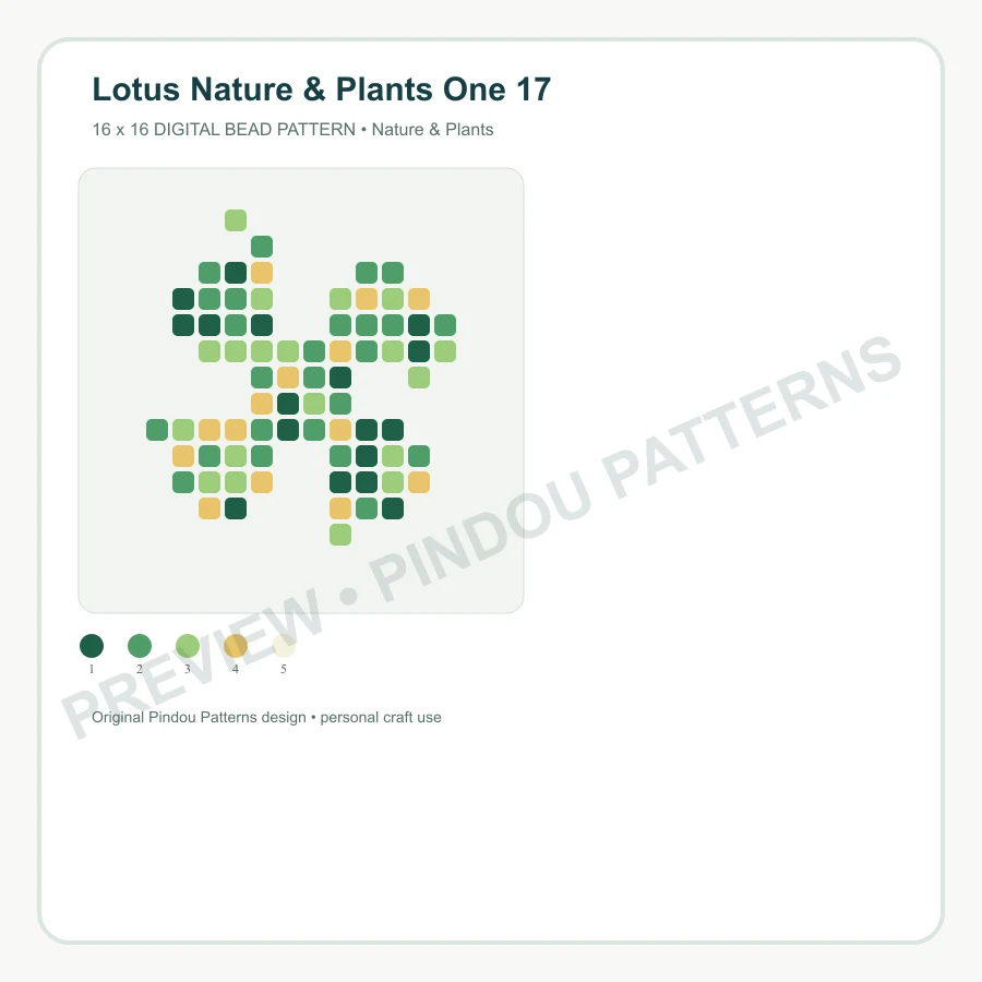 Lotus Nature & Plants One 17 pattern preview