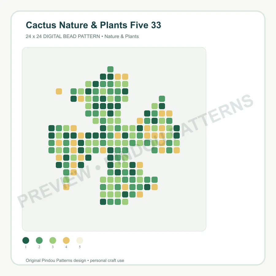 Cactus Nature & Plants Five 33 pattern preview