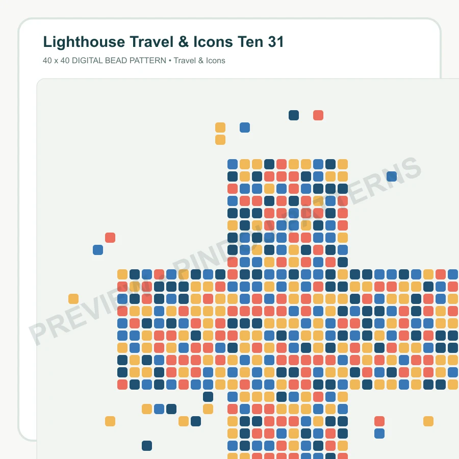 Lighthouse Travel & Icons Ten 31 pattern preview