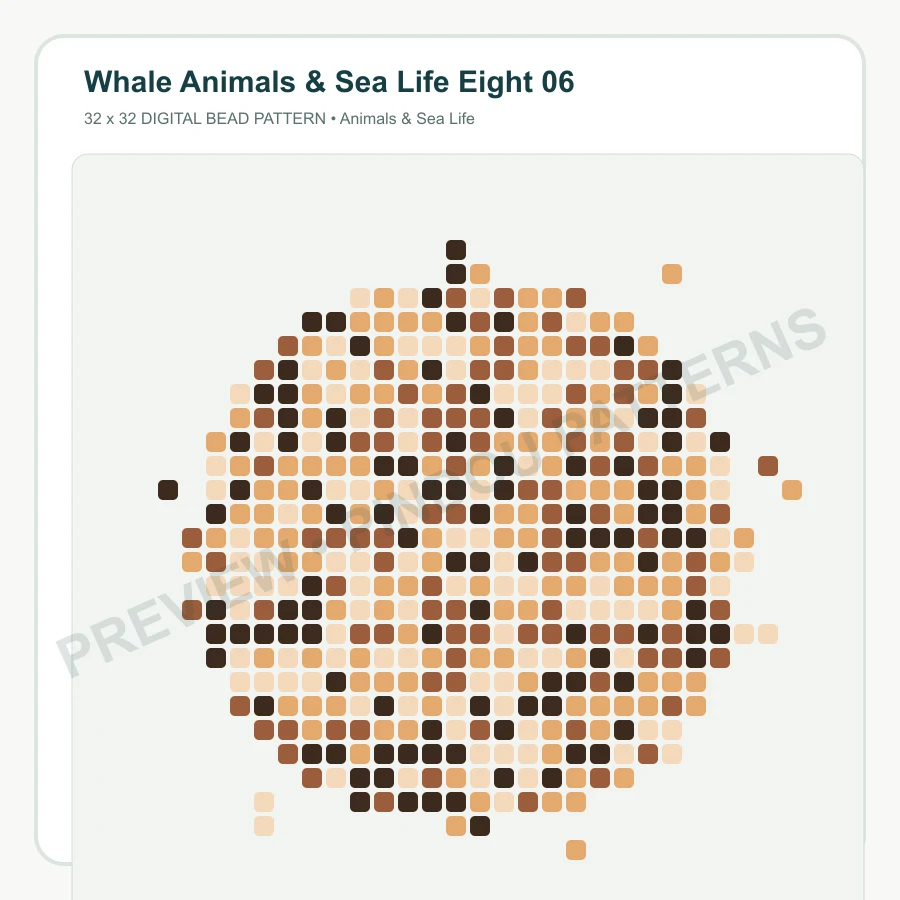 Whale Animals & Sea Life Eight 06 pattern preview