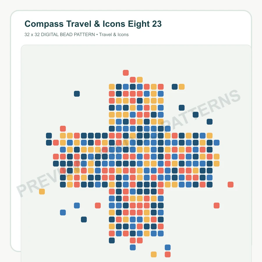 Compass Travel & Icons Eight 23 pattern preview
