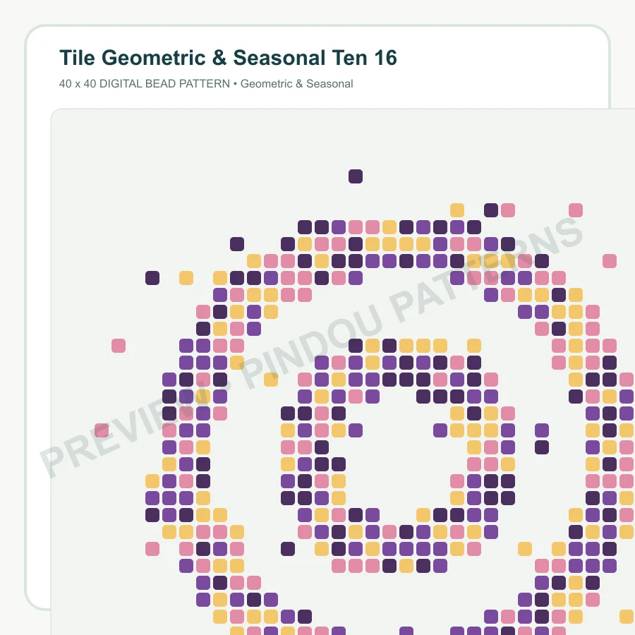 Tile Geometric & Seasonal Ten 16 pattern preview