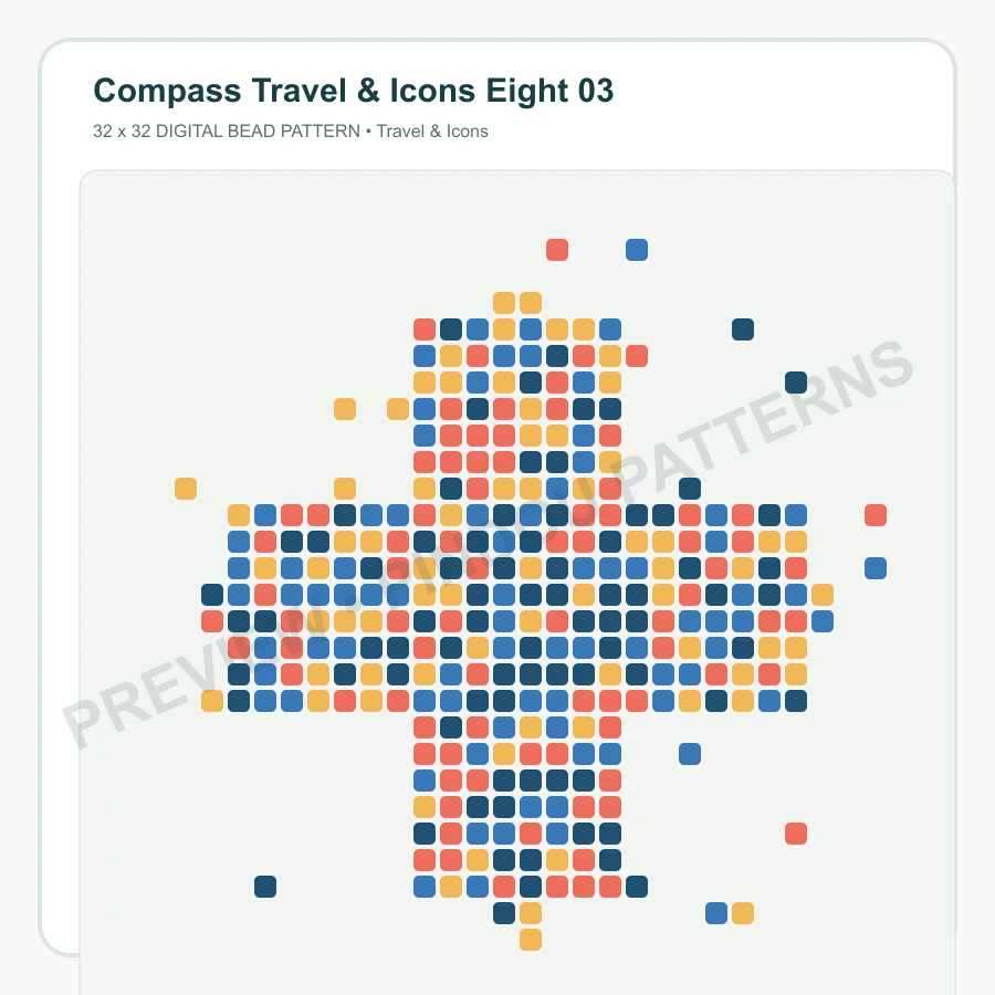 Compass Travel & Icons Eight 03 pattern preview