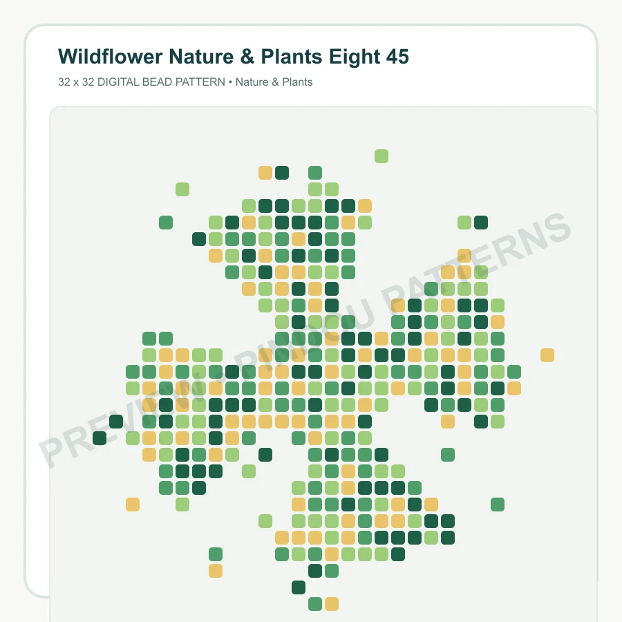Wildflower Nature & Plants Eight 45 pattern preview
