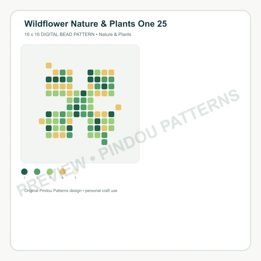 Wildflower Nature & Plants One 25 pattern preview