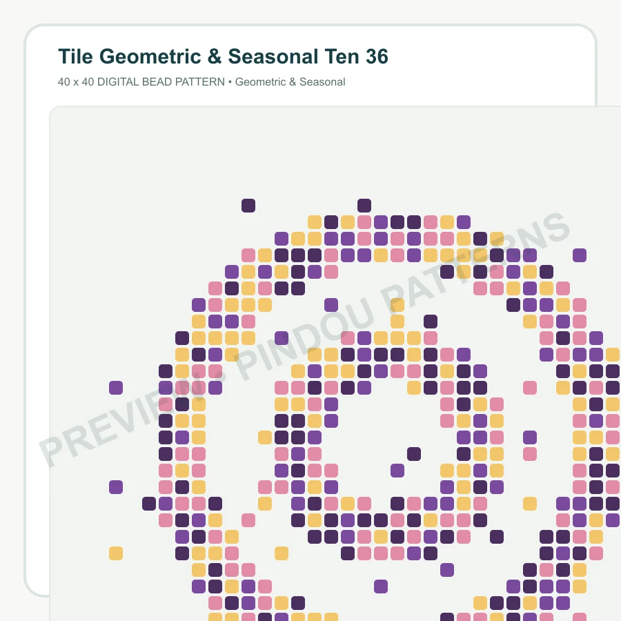 Tile Geometric & Seasonal Ten 36 pattern preview