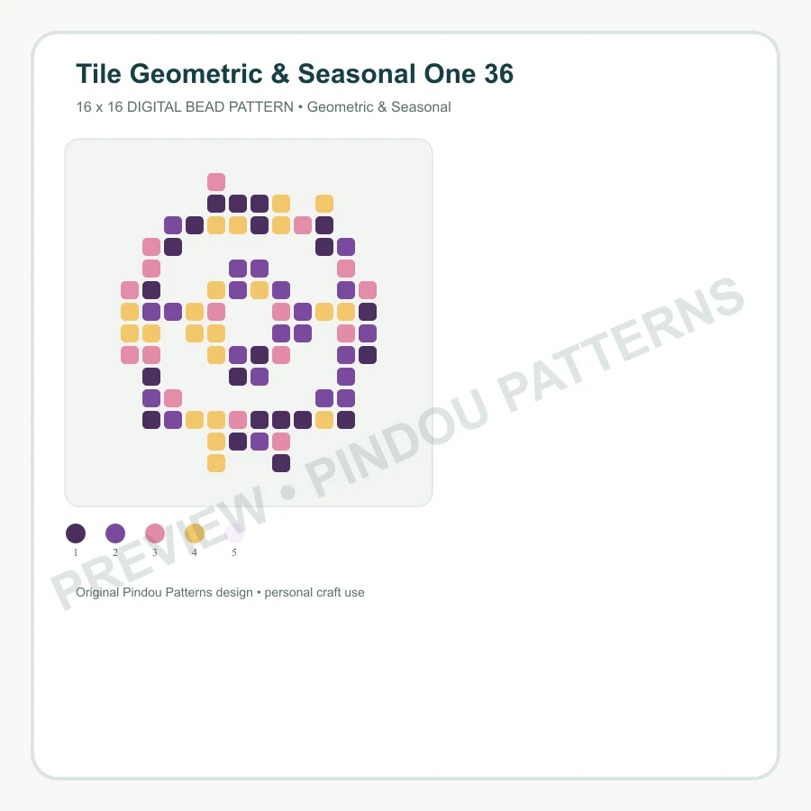 Tile Geometric & Seasonal One 36 pattern preview